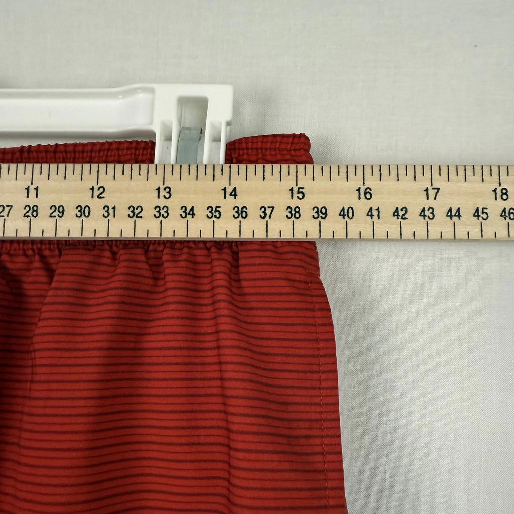 Spyder Youth Boys Swim Trunks Size XL 18-20, Blue/Red Strip Logo