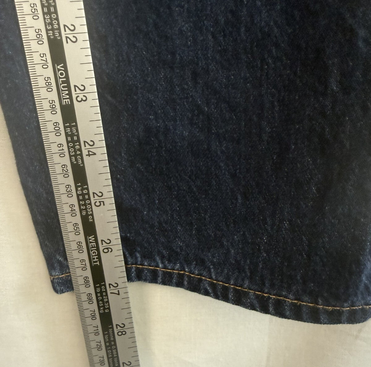 Madewell Baggy Tapered Jeans Womens Size 28 Medium Wash Blue Denim
