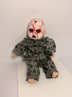 Demon Baby - OOAK Scary Creepy Doll 14" Hand Painted Horror Haunting Art
