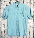 Orvis Open Air Caster Ventilated Short Sleeve Fishing Shirt Mens Sz Medium Blue
