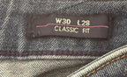 Vigoss Jeans Womens 30x28 Blue The Jagger Skinny Distress Dark Wash Denim