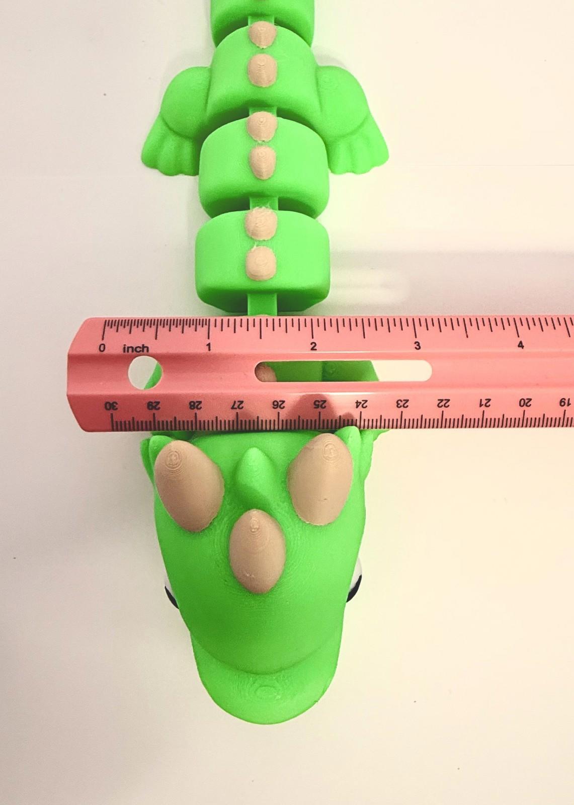 3D Printed Articulated Dino – Colorful Flexible Dinosaur Toy Figurine