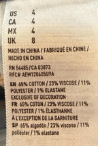 American Eagle Super Super Stretch Midi Womens Shorts Size 4