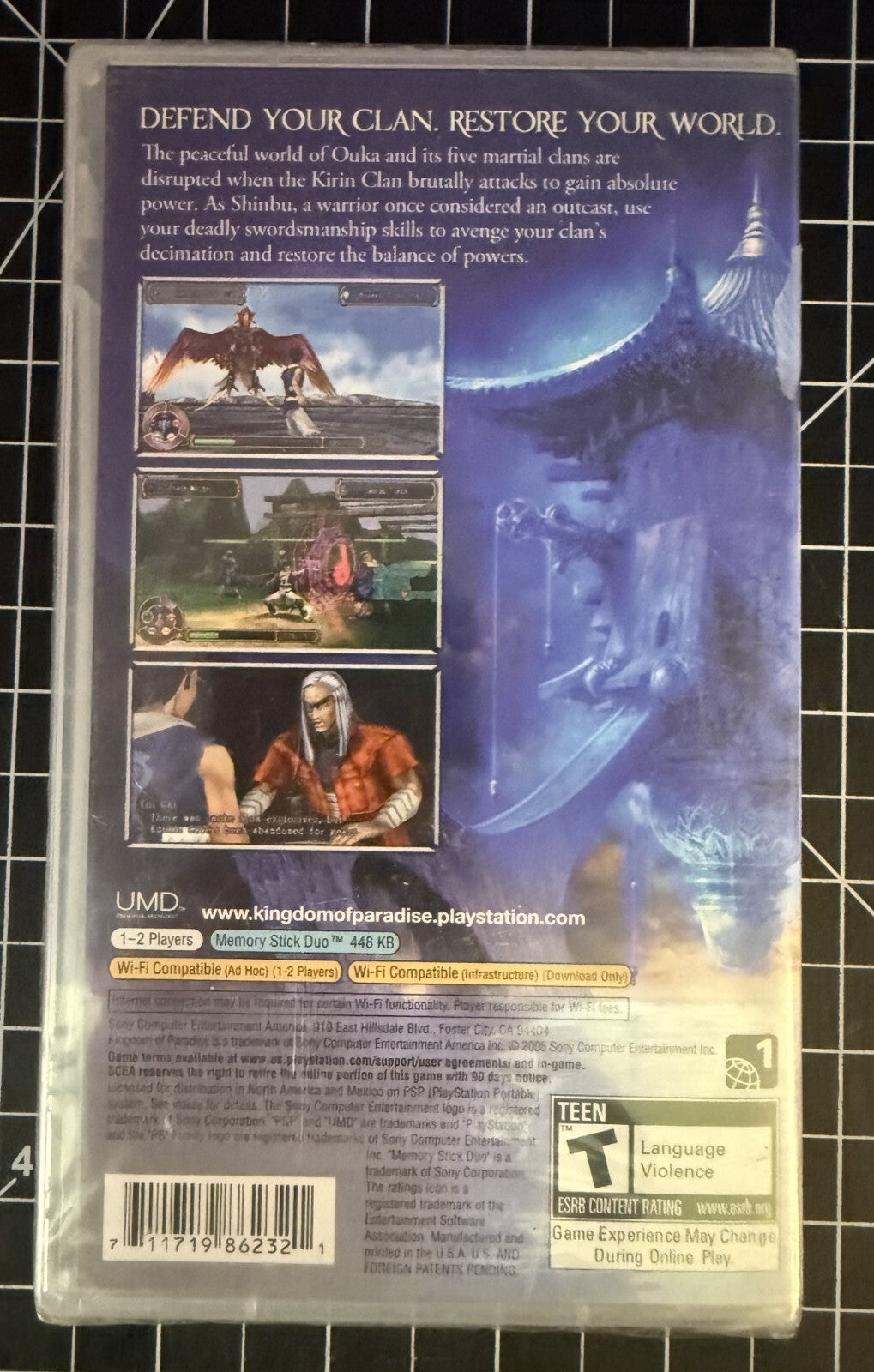 Kingdom Of Paradise (2005) Sony PlayStation Portable PSP NEW Factory Sealed