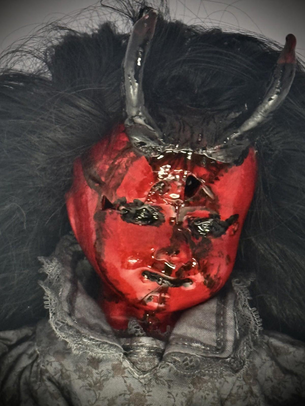 The Innocent Bride - OOAK Scary Creepy Doll 12" Hand Painted Horror Haunting Art