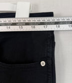 Madewell Black 10" High Rise Skinny Womens 32P Short Stretch Jeans