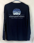 Vineyard Vines Shirt Mens Medium Blue Long Sleeve Ski You Later