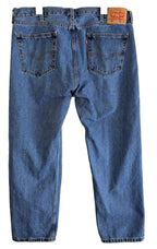 Levis 505 Mens 40x30 Straight Fit Denim Jeans Pants Medium Wash