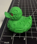 3d Printed Zombie Duck - 2 1/5 Inch Tall - Halloween - Jeep
