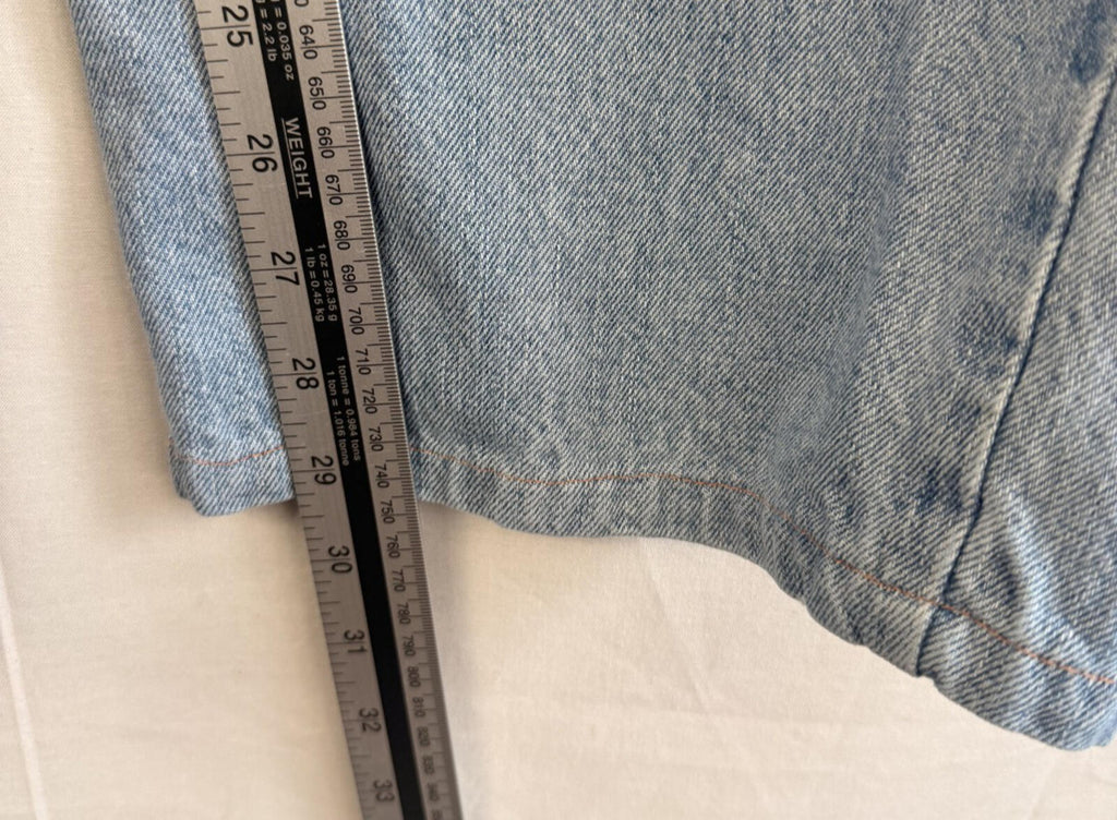 Levi's 550 Relaxed Fit Mens Blue Jeans Size 42x34 Light Wash 100% Cotton