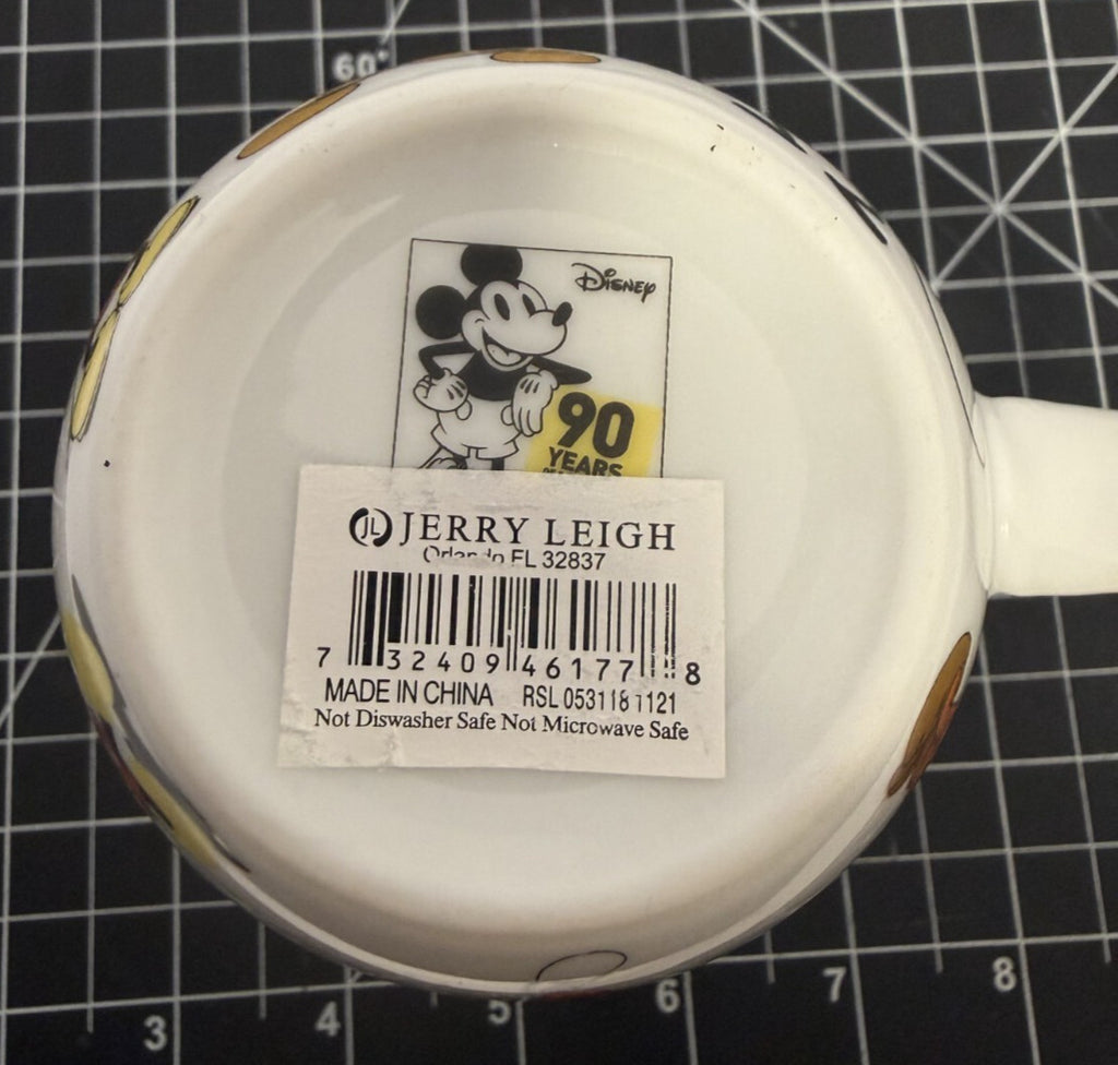 Disney Mickey Mouse "90 Years of Mickey" Ceramic Mug - The Original Mickey