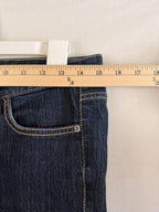 Calvin Klein Womens Skinny Jeans Size 28/6 Mid-Rise Blue Denim