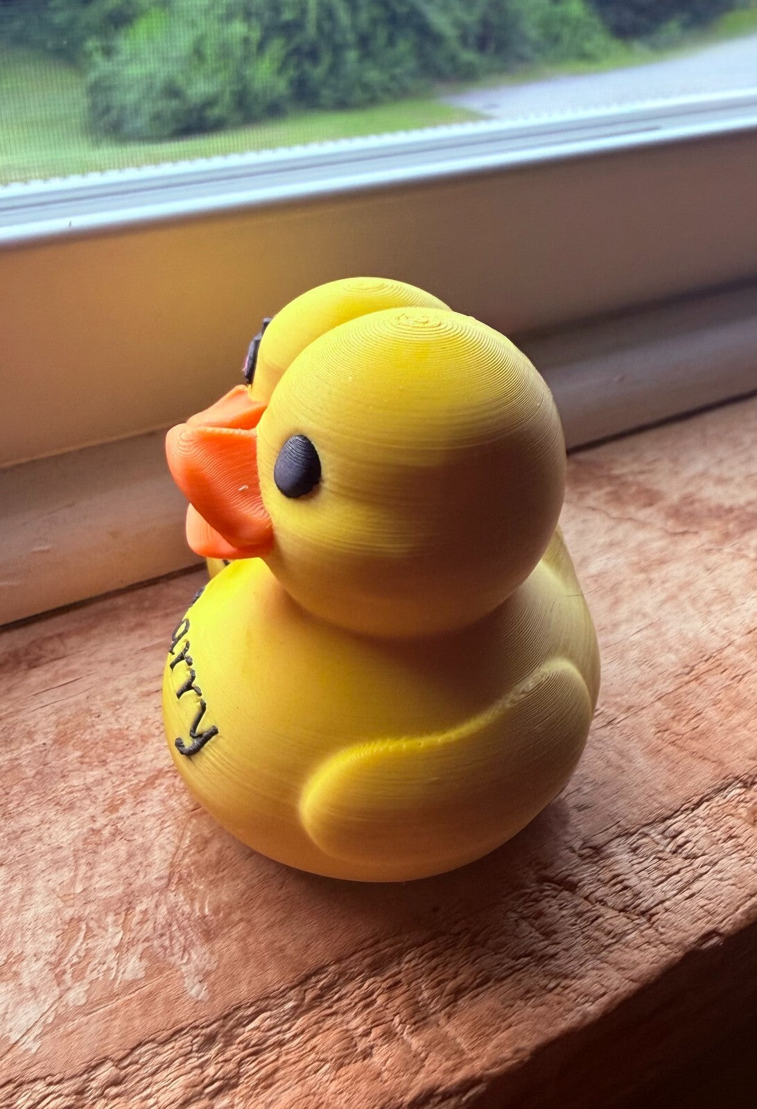 3d Printed Couples Ducks - Personalized - 2 1/5 Inch Tall