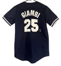 VTG Jason Giambi YOUTH Large Majestic Away Jersey #25 New York Yankees Stitch