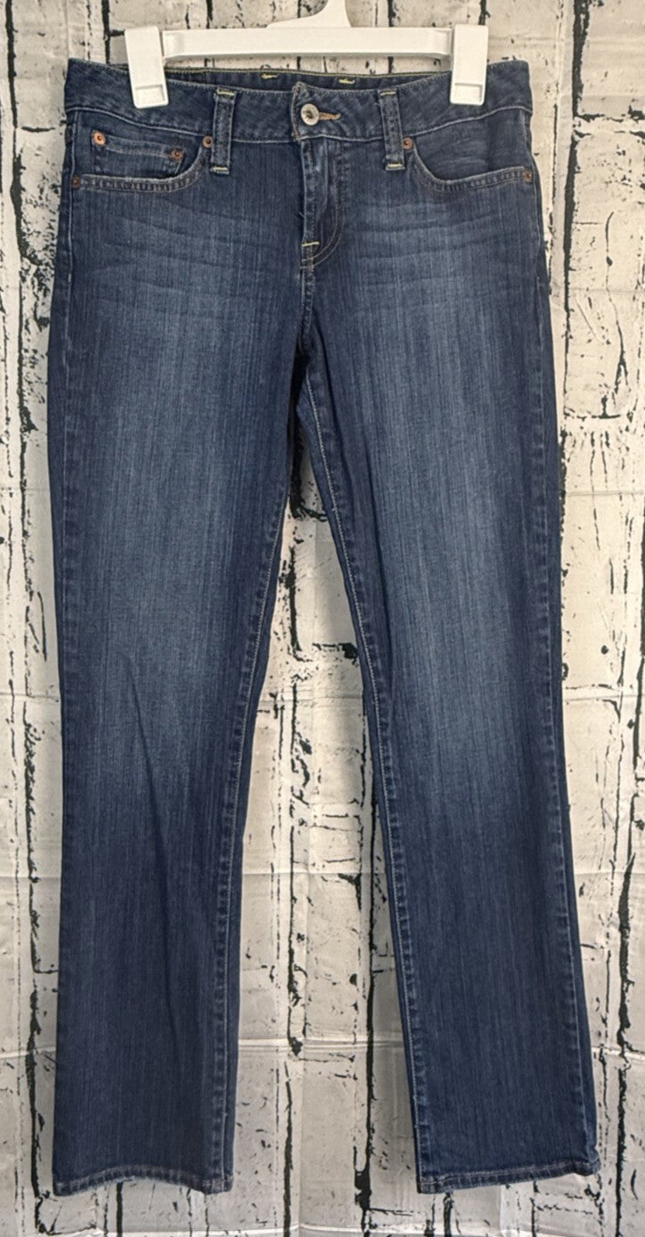 Lucky Brand Dungarees Lola Straight Womens Jeans Size 28 Denim Blue
