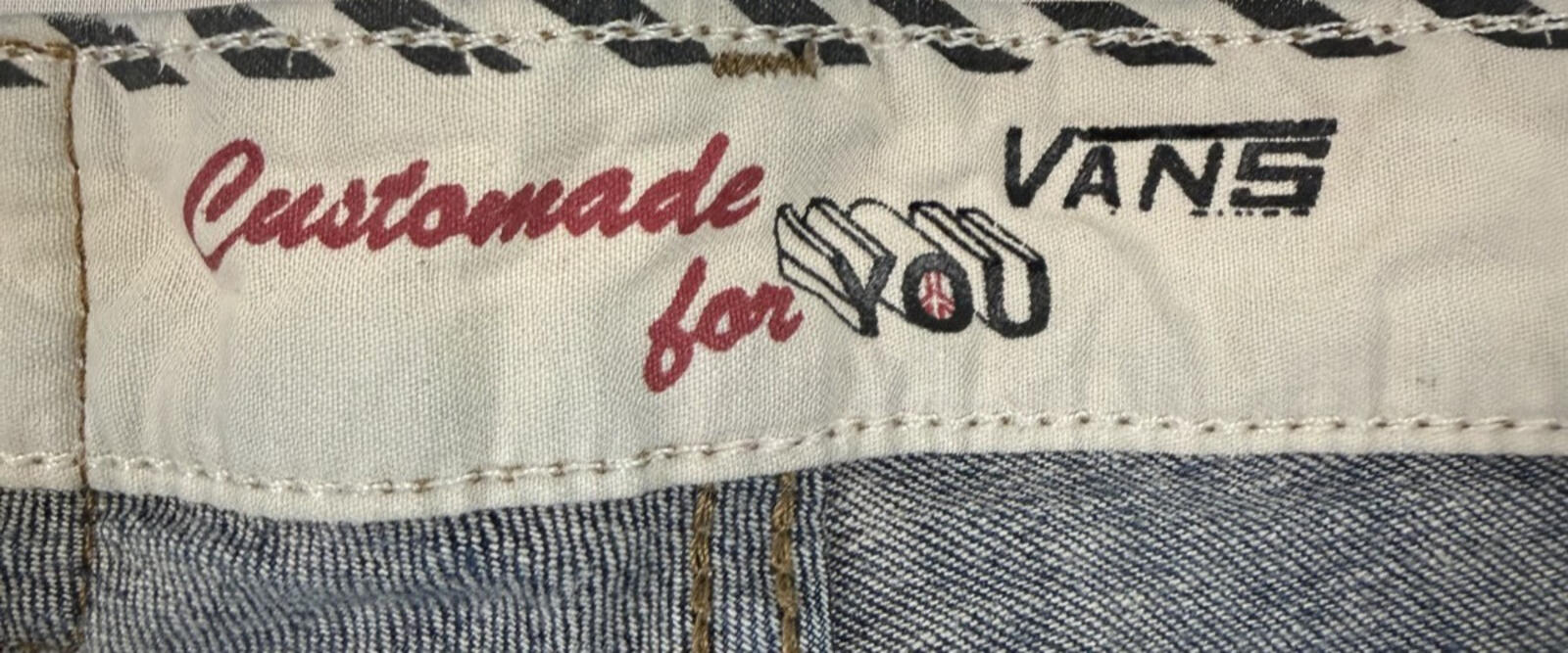 Vans Customade For You Mens Jeans 31x30 Stretch