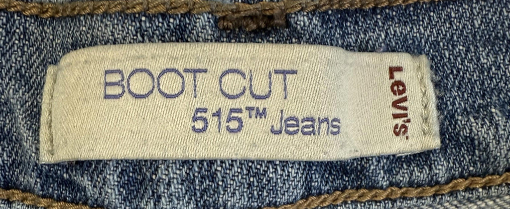 Levis 515 Jeans Boot Cut Womens Jeans Size 14 Slim Curvy Stretch