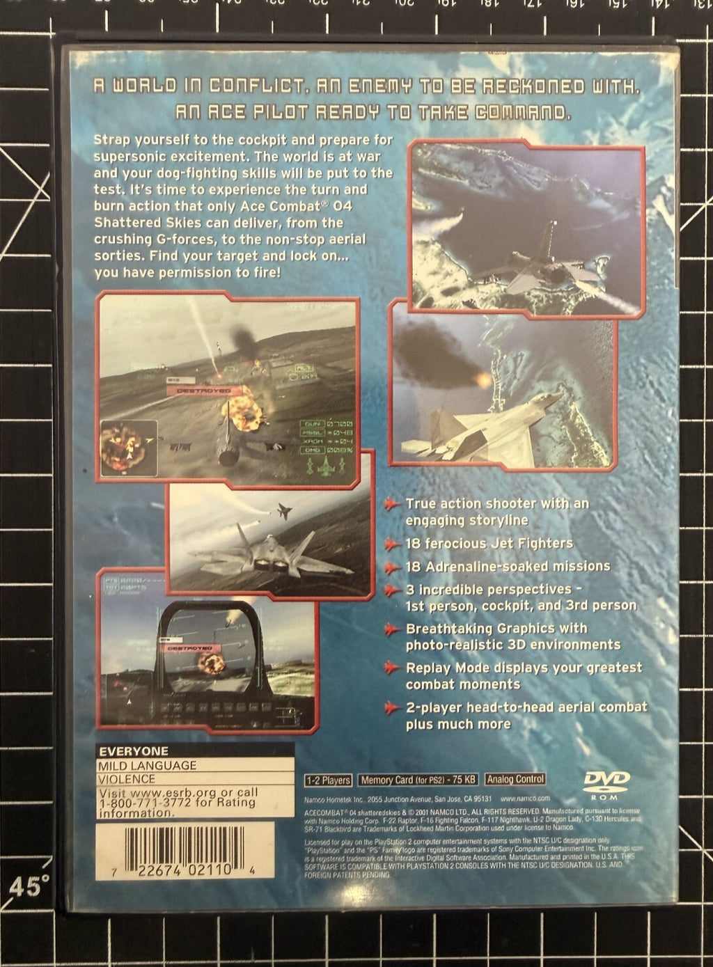 Ace Combat 4 | PS2 PlayStation 2 - 2001 | Tested [CIB]