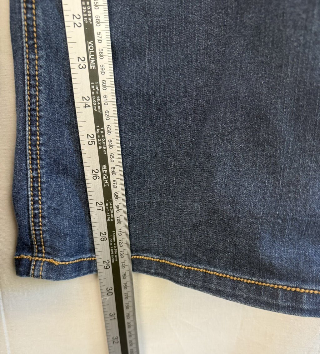Torrid Jeans Women Size 12S Short Dark Blue Denim Luxe Slim Boot Casual Western