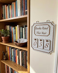 Books Read Counter - 3D Printed PLA - Marble and Bronze - Includes All Numbers