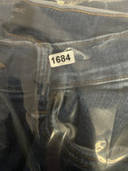 Banana Republic Womens Cropped Bootcut Jeans High Rise Button Fly Blue Size 25/0