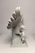 3D Printed Eagle and Mjolnir - Stone Looking PLA