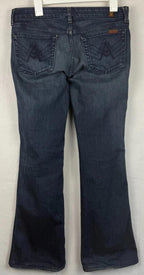 7 For All Mankind Jeans Womens Size 29 Low Rise A Pocket Flare