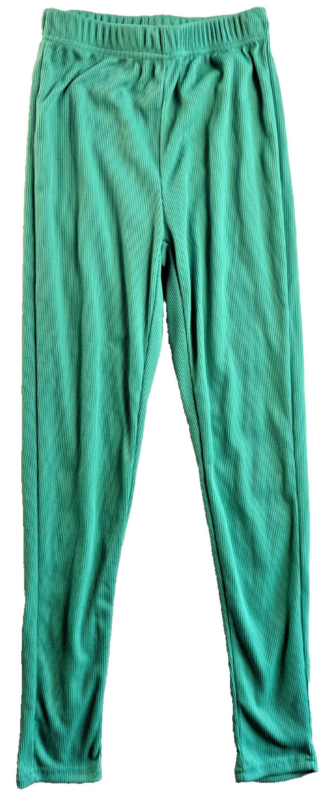 Womens Releaxed Polyester Pants size s light green 100% polyester comfortable