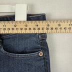 Eddie Bauer Womens Size 4P  Blue Denim Capri Jeans (28 x 19)