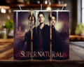 20 oz Supernatural Stainless Steel Tumbler with Lid, Straw