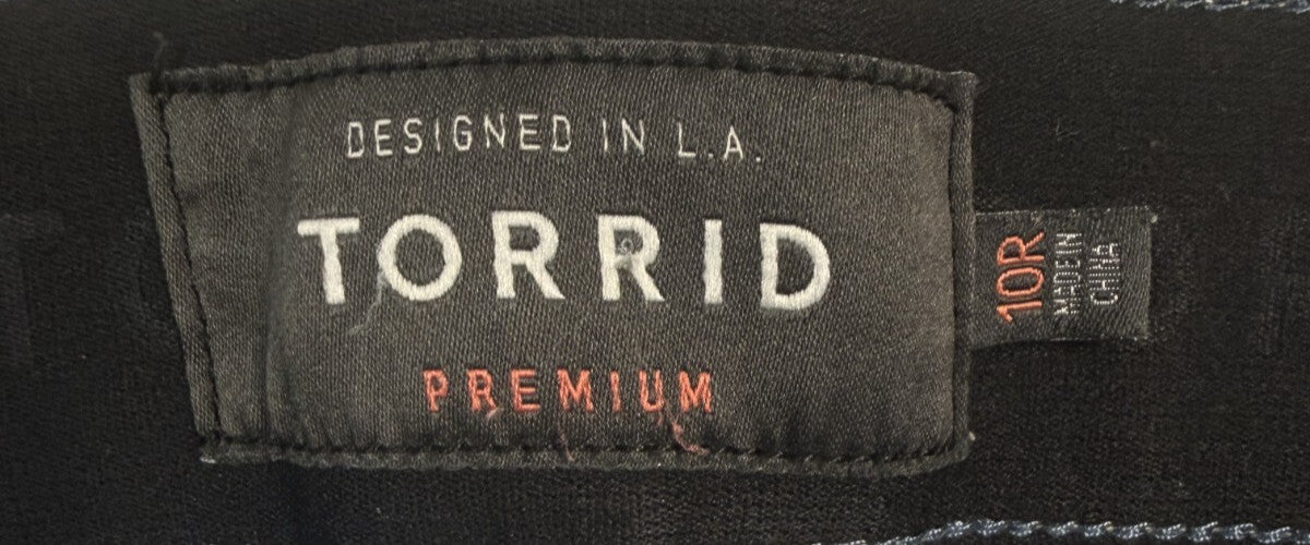 Torrid Premium Bombshell Skinny Jeans Womens Size 10 Blue Stretch