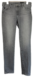 AG Adriano Goldschmied Women's Light Gray Prima Cigarette Leg Jeans Size 28