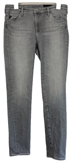 AG Adriano Goldschmied Women's Light Gray Prima Cigarette Leg Jeans Size 28