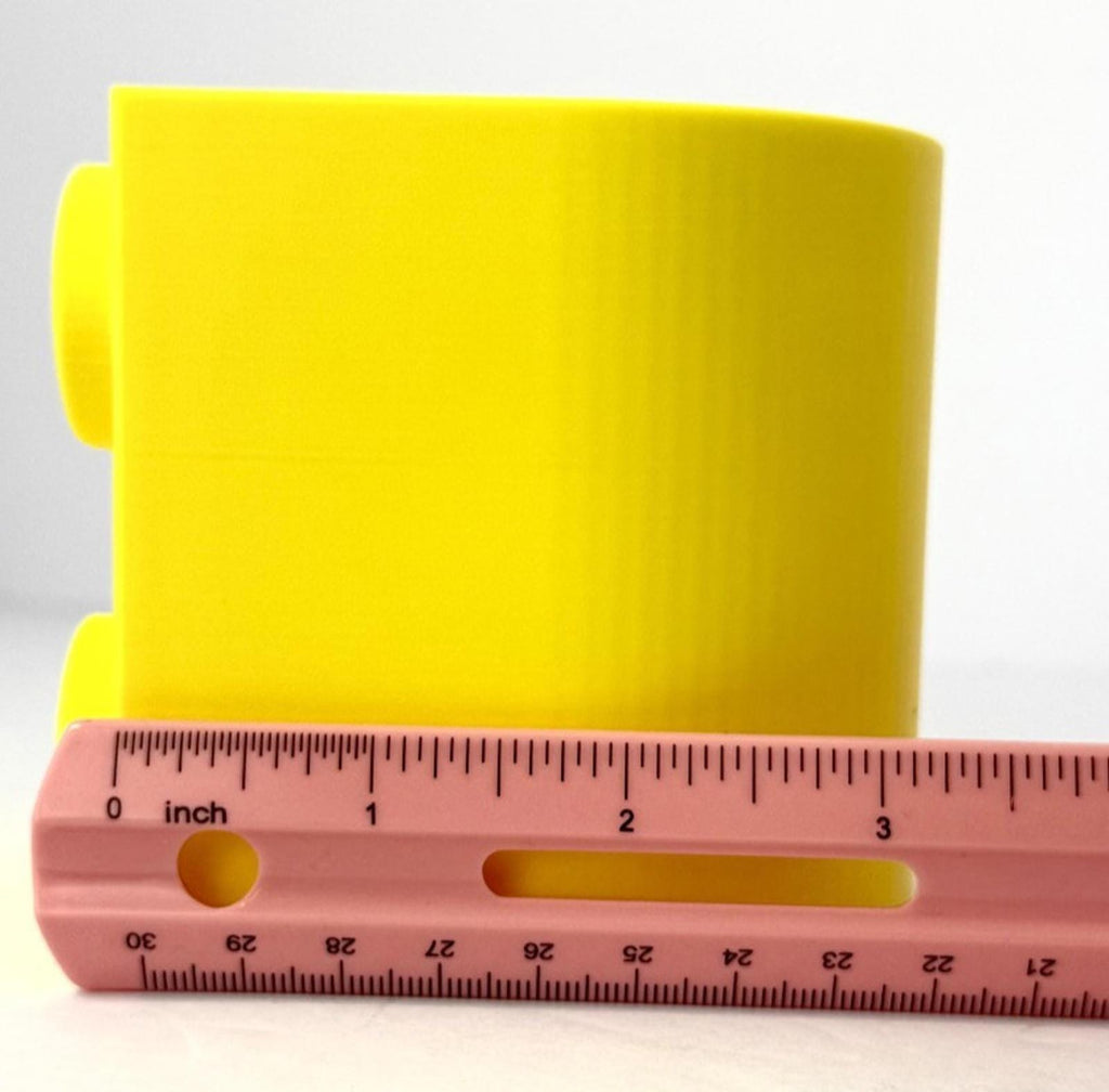 Lego Window Planter 3D Printed PLA Yellow Small Gardening