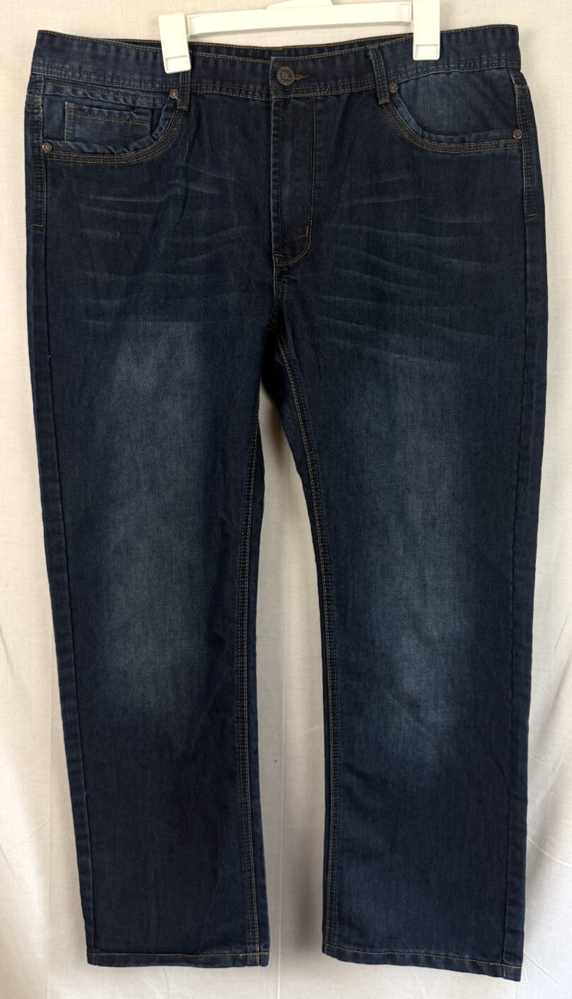 Brooklyn Laundry Jeans Mens 40 X 30 Blue Denim Cotton Straight Leg