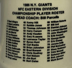 Vintage New York Giants 1986 Eastern Division Champions Stein NFL Cup