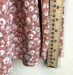 SHEIN Womens Dress Sz Large (runs small) White with Floral with Belt