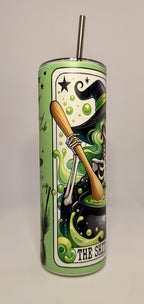 20 oz The Sh!t Stirrer Glow in the Dark Stainless Steel Tumbler with Lid, Straw