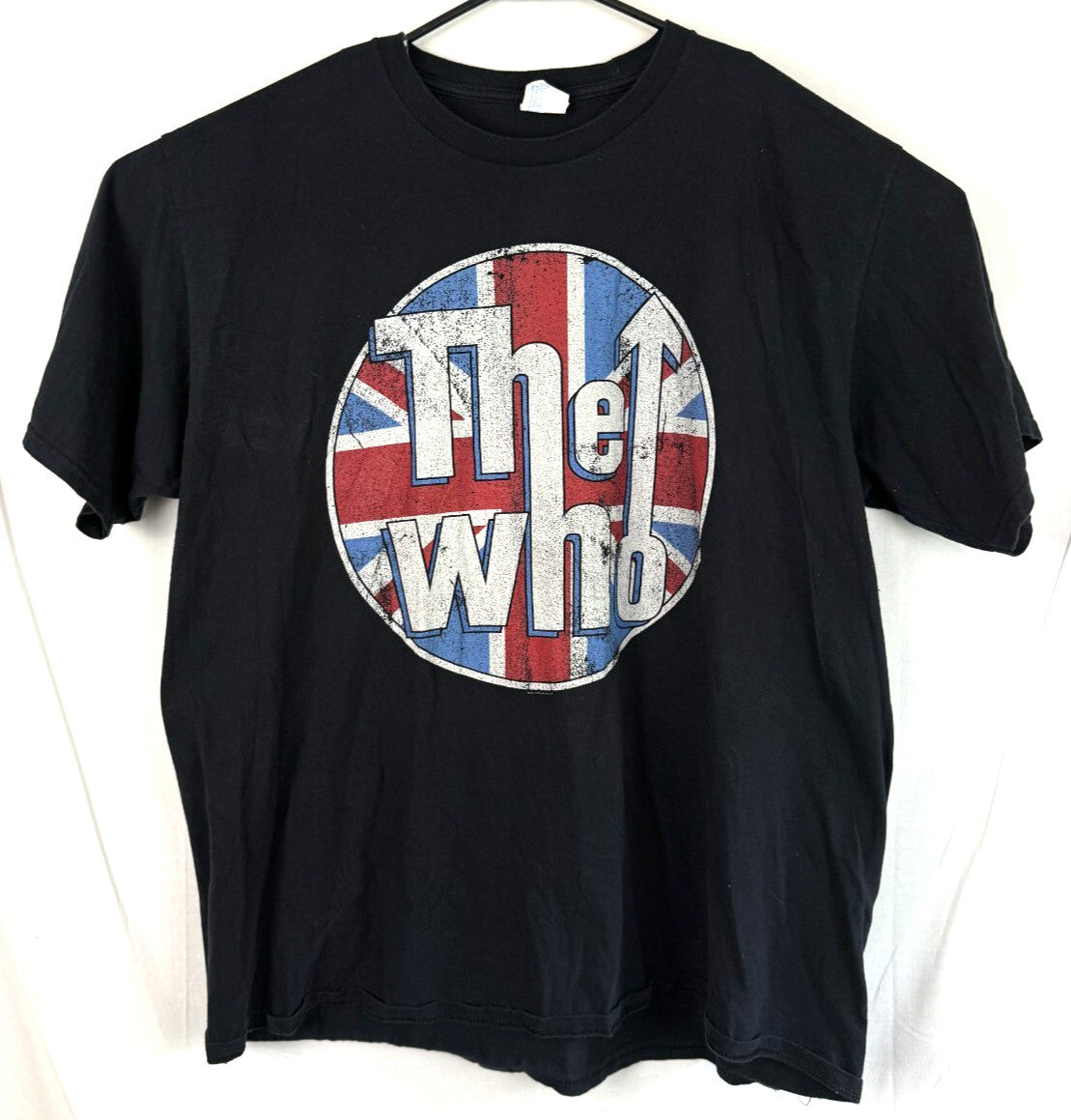 Vintage The Who Logo Shirt Adult XXL 2XL Black Band England