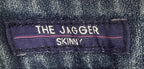 Vigoss Jeans Womens 30x31 Blue The Jagger Skinny Distress Medium Wash