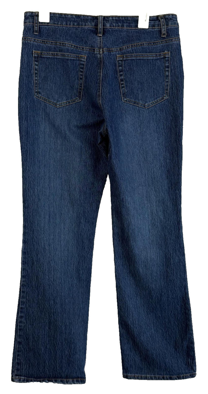 Cosmopolitan Jeanswear Womens Size 12 Bootcut Blue Jeans Embroidery Stretch