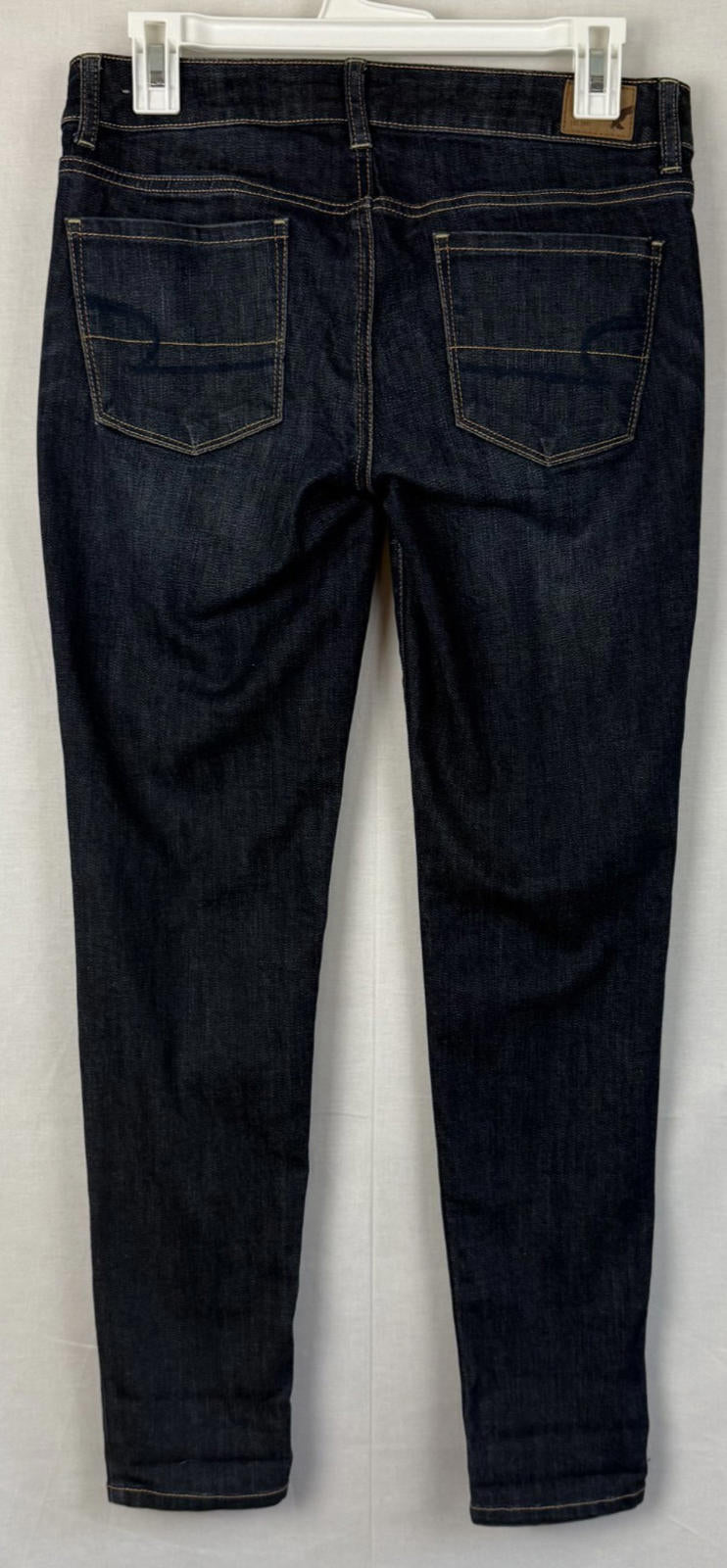American Eagle Jeggings Super Stretch Womens Jeans Sz 2 Low Rise Denim