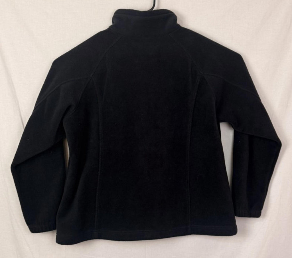 Columbia Jacket Womens Sz 2X Black Fleece Full Zip Up Sweater Sweatshirt