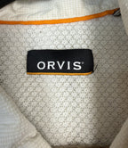 Orvis Open Air Caster Ventilated Short Sleeve Fishing Shirt Mens Sz Medium Cream