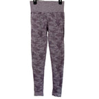 Gymshark Leggings Womens XS Purple Camouflage Gym Yoga Ankle Pants