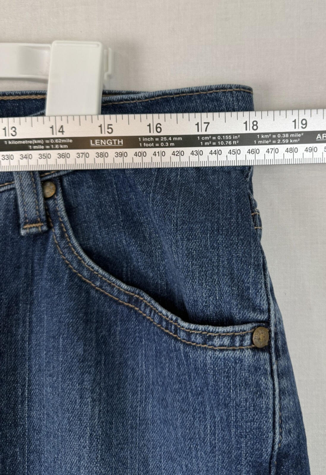 Vtg Levis 515 Nouveau Boot Cut Stretch Denim Jeans Womens 16 M Blue Medium Wash