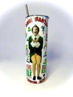 20 oz Elf Stainless Steel Tumbler with Lid, Straw