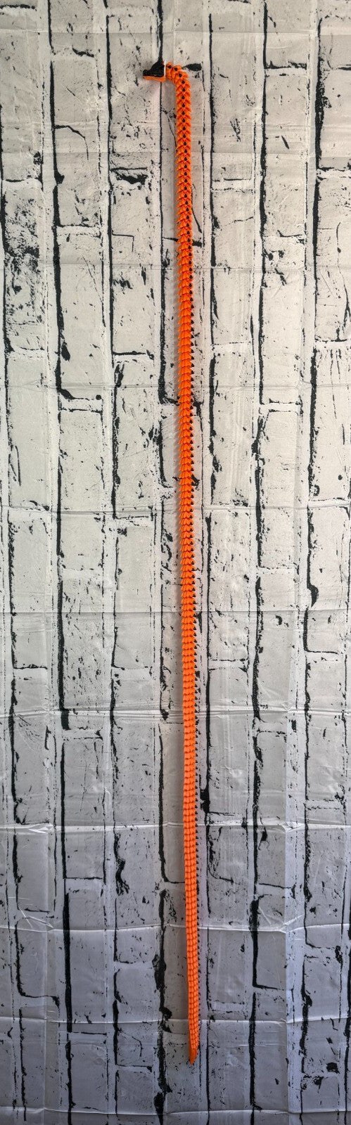 3D Printed LONG Dragon/Snake - PLA - Orange and Black - 5 Feet 4 Inches