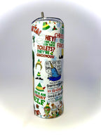 20 oz Elf Stainless Steel Tumbler with Lid, Straw