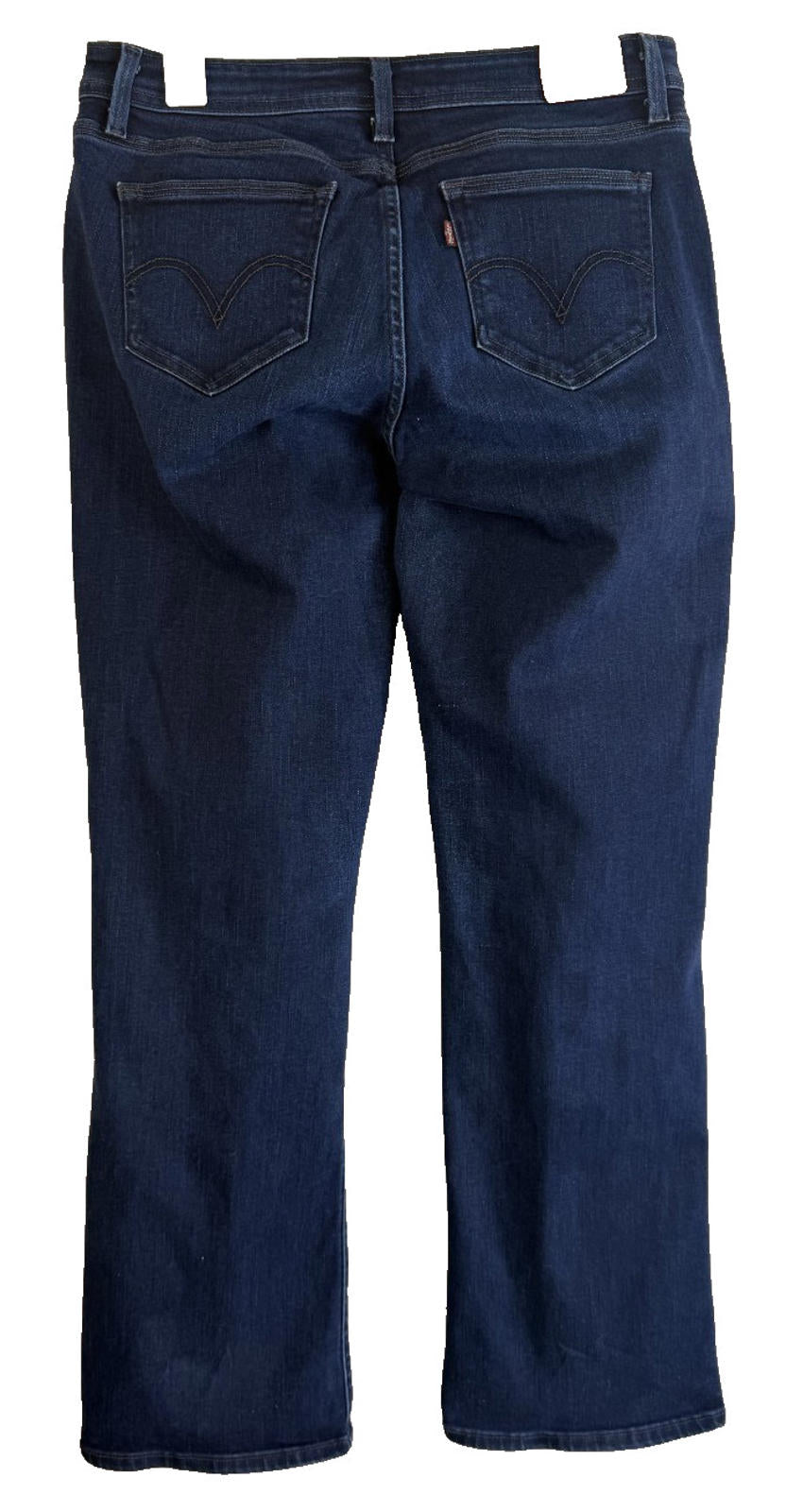 Levis Womens 529 Curvy Bootcut Denim Blue Jeans Size 12L Long Casual Boot Cut